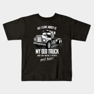 Classic 1973 Mack Truck Kids T-Shirt